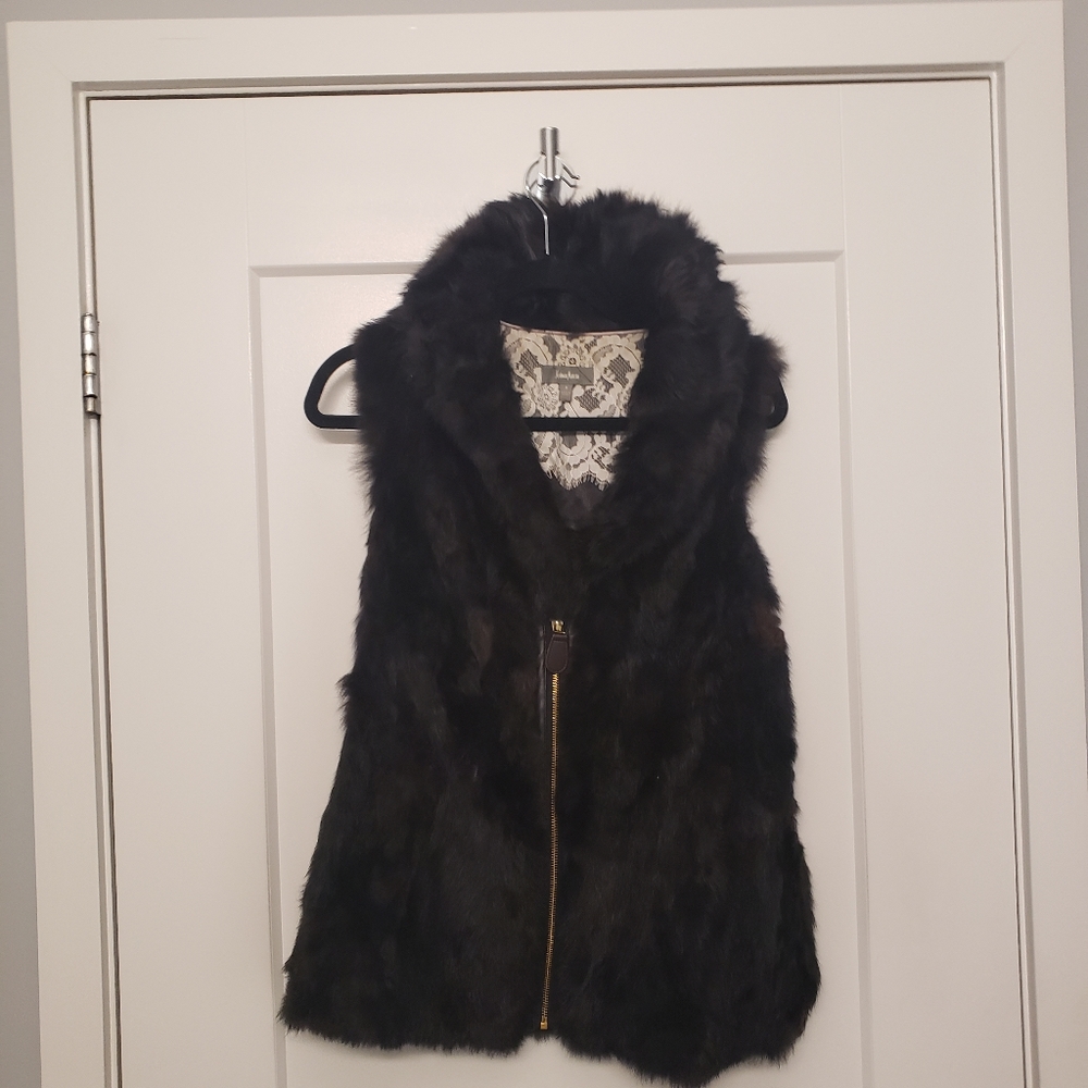 Real rabbit fur NM vest